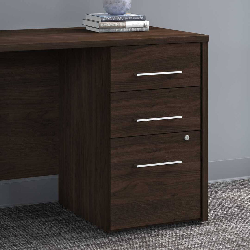 3 Drawer File Cabinet, Sand Oak Q909