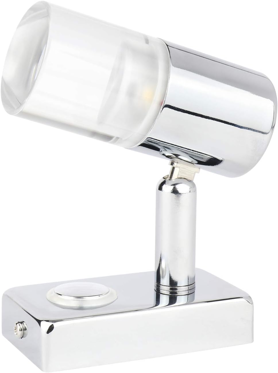 12V 3W LED Reading Light with USB Port Touch Switch Dimmable Warm Chrome Pack of 2 D6799