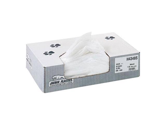 Natural 56gal 16 Micron 43 x 48 200 Liners W73785