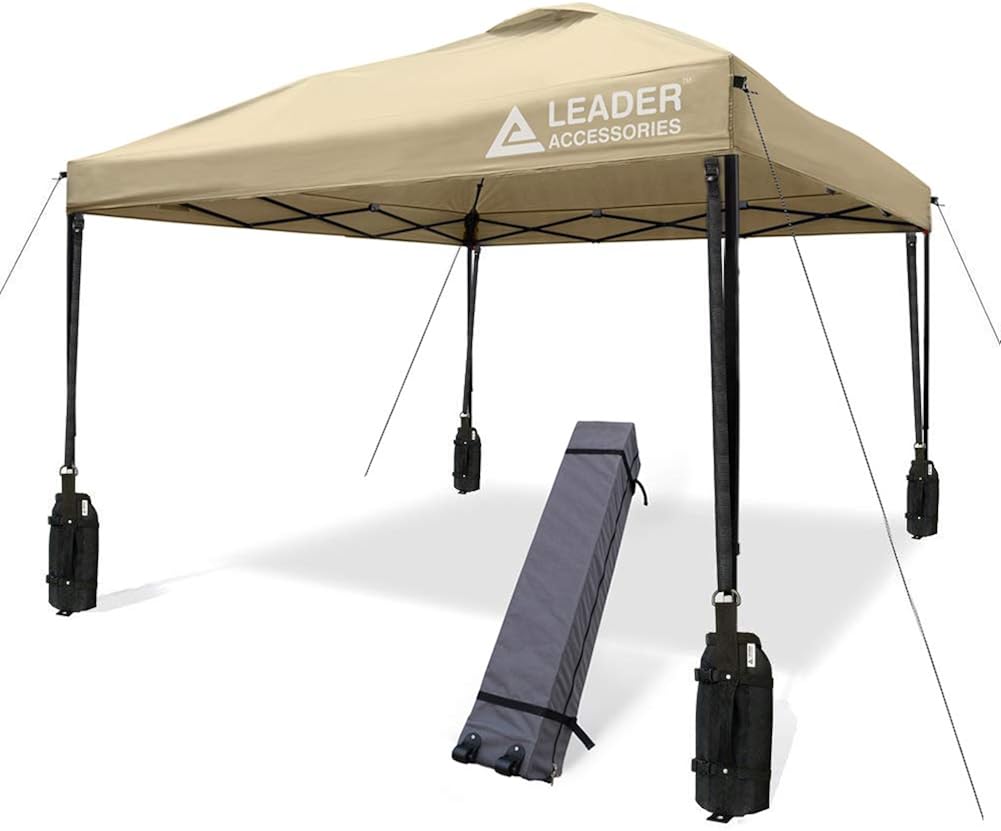 Pop up Canopy Tent 10' x 10' Instant Canopy with Carry Bag N608453