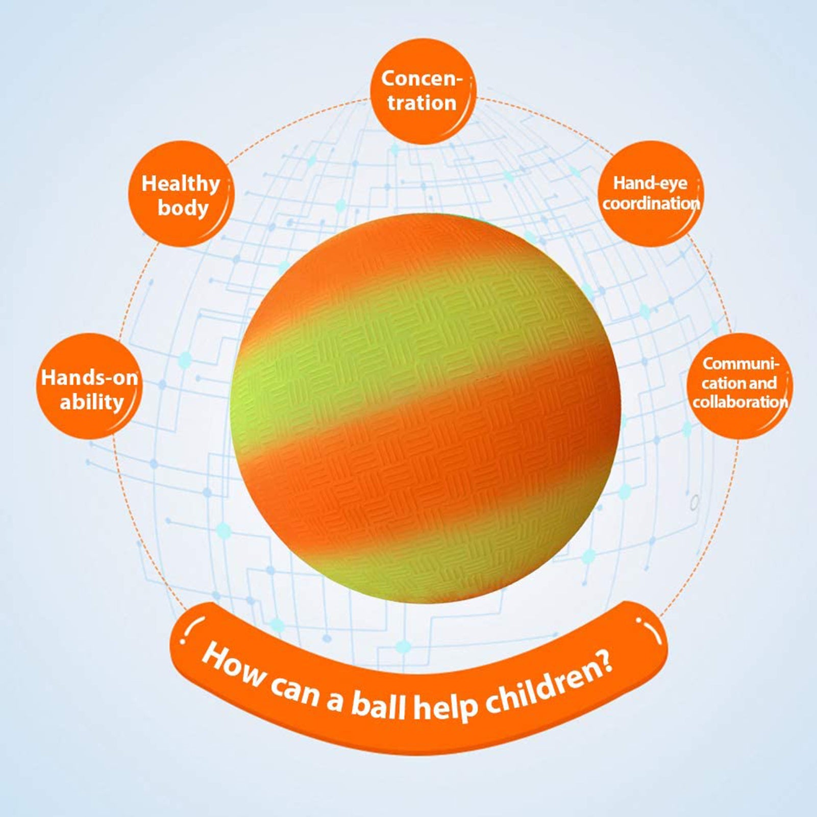 8.5Inch Rubber Bouncy Inflatable Balls P1145