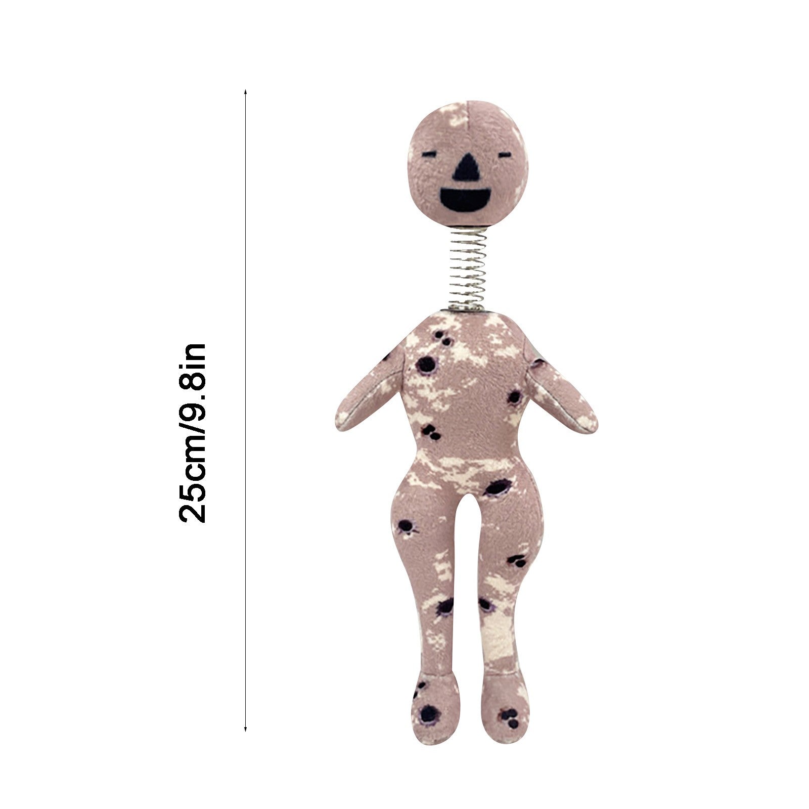 9.8" Coil-Head Plush Doll O9575