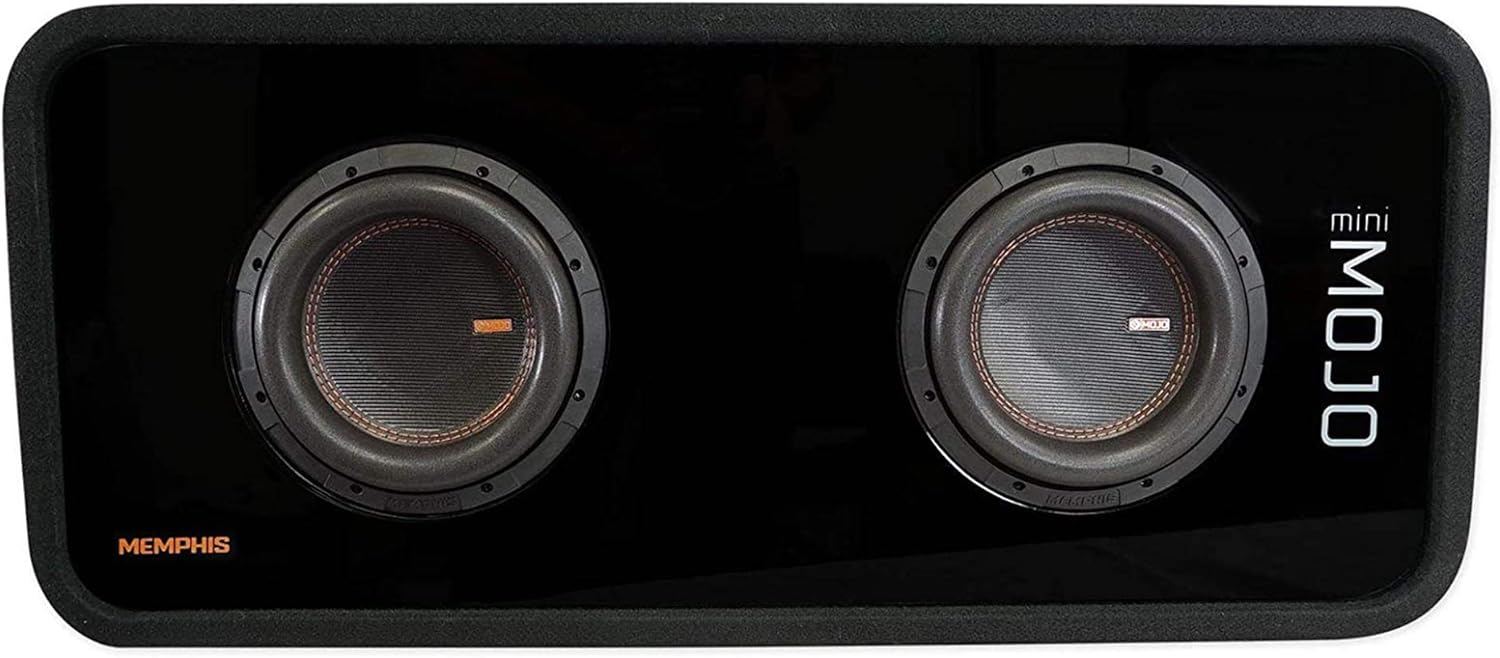 Dual 8" 3600w 1 Ohm Car Subwoofer Enclosure J4947