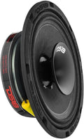 8 Inches Shallow Hybrid Mid-Range Car Audio Loudspeaker, 400W Max, 200W RMS, 4 Ohms, Pack of 2 M136968
