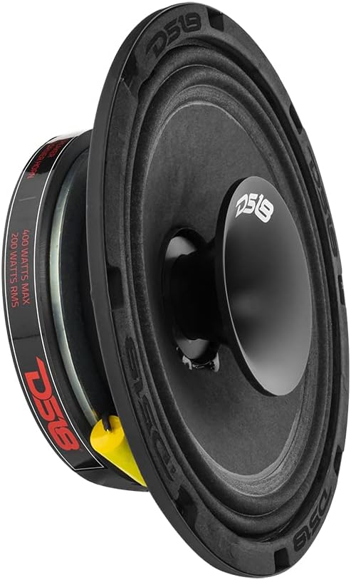 8 Inches Shallow Hybrid Mid-Range Car Audio Loudspeaker, 400W Max, 200W RMS, 4 Ohms, Pack of 2 M136968