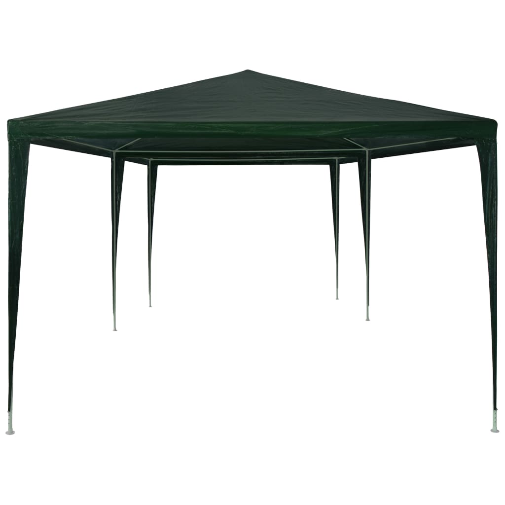 Party Tent Outdoor Gazebo Canopy PE Roof Sunshade Shelter Green 9.8ft x 19.6ft x 8.3ft F96484