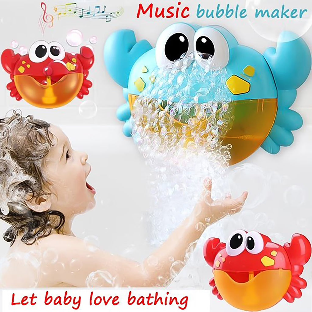 Red Crab Bubble Machine with Music V100