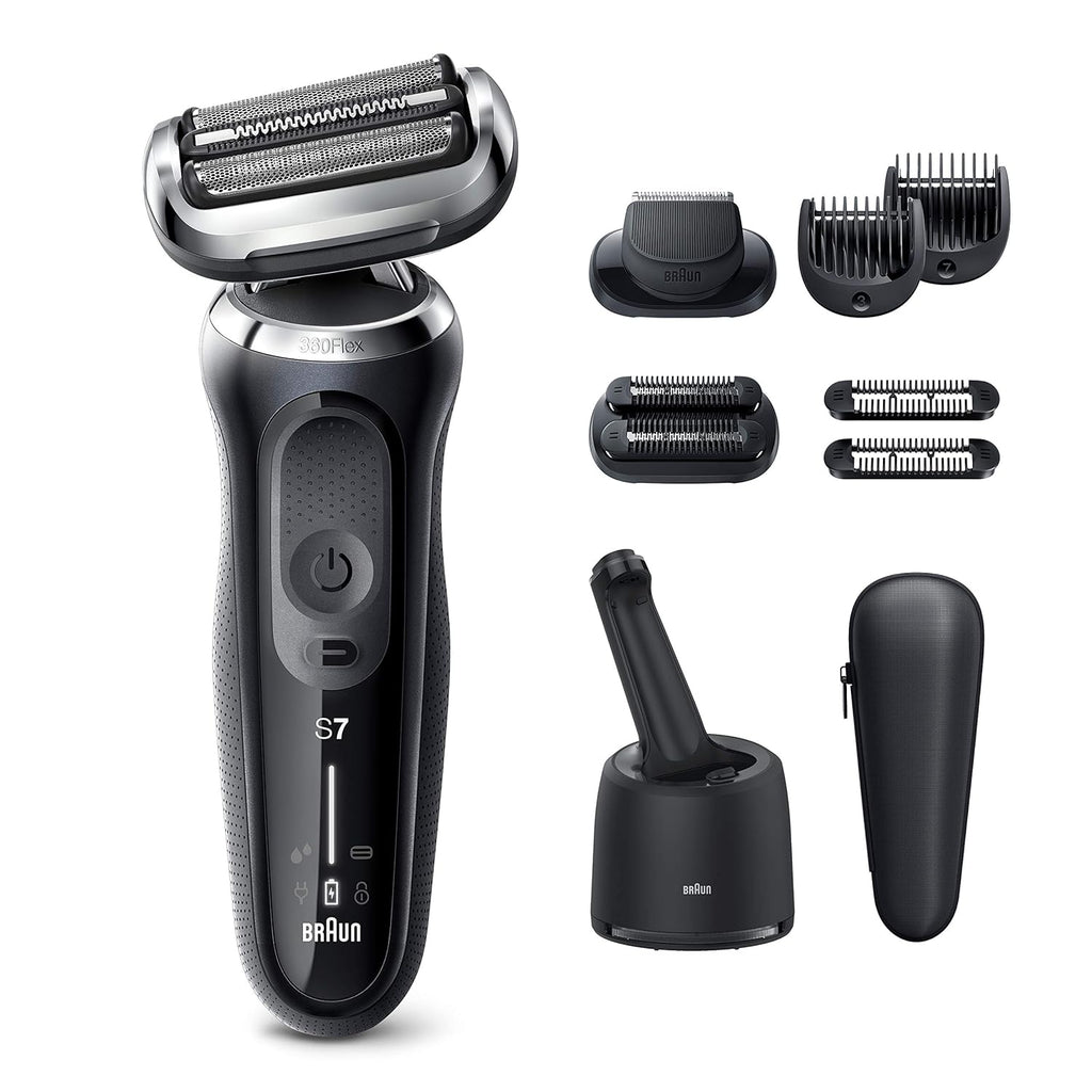 Series 7 360 Flex Head Electric Shaver with Beard Trimmer and Travel Case C323213