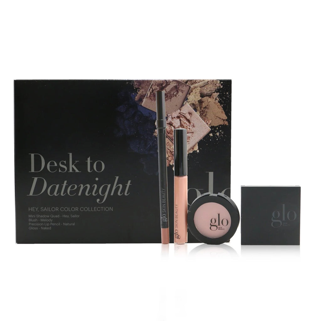 Mini Shadow Quad + Blush + Lip Pencil + Lip Gloss 4pcs X76431