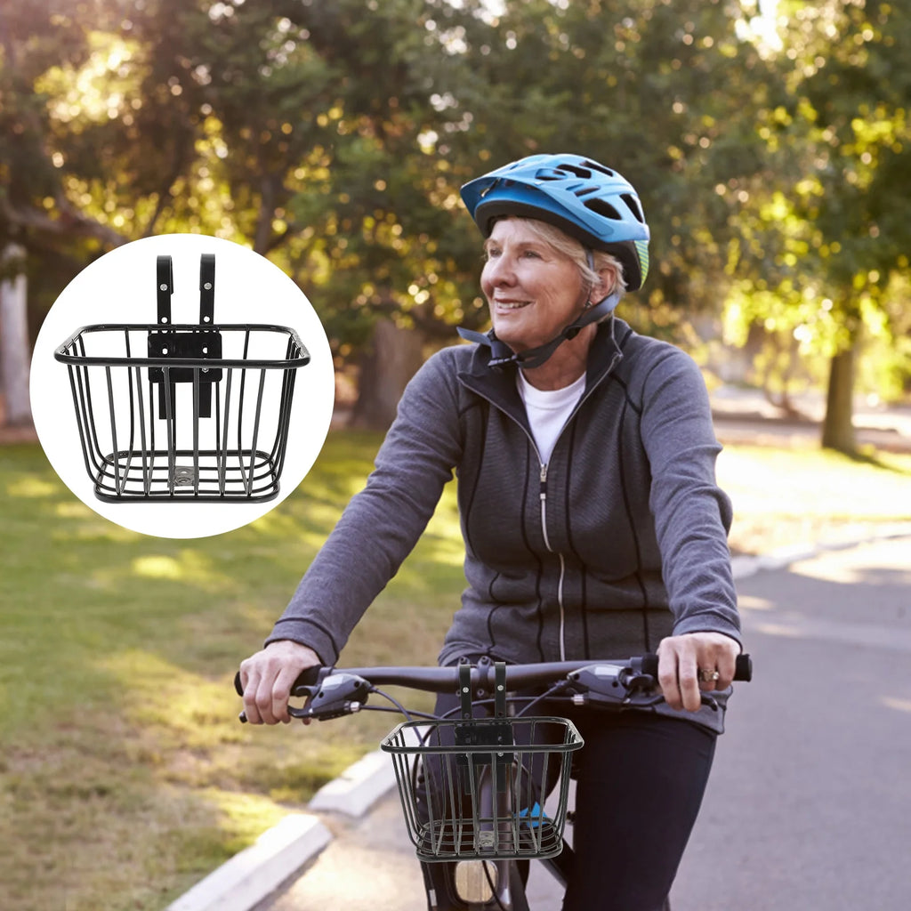 Metal Bike Handlebar Basket A87668