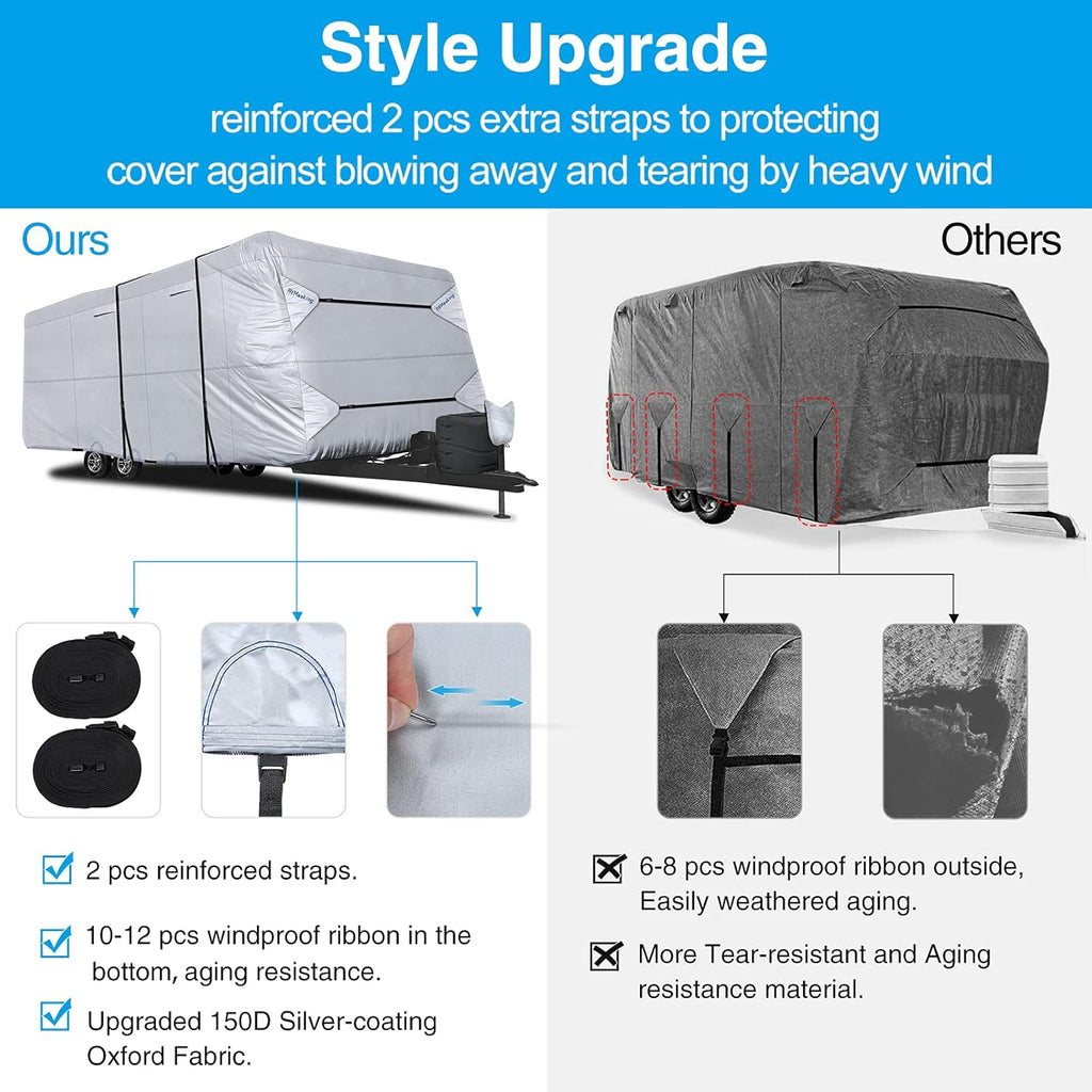 150D Waterproof Rip-Stop Camper Cover K3706