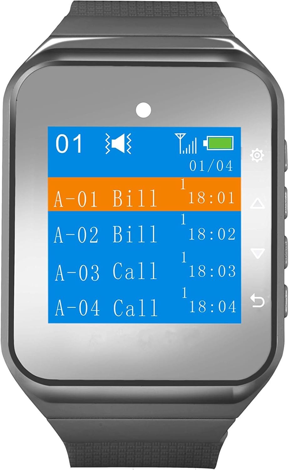 Wireless Wrist Pager Nurse Calling Alert System 1 Receiver 5 PCS Call Buttons K767