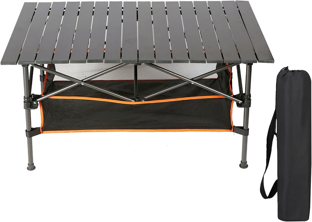 Heavy Duty Aluminum Camping Table with Carry Bag W88987