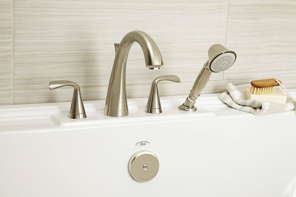 Deck Mount Tub Faucet with Handshower P219714
