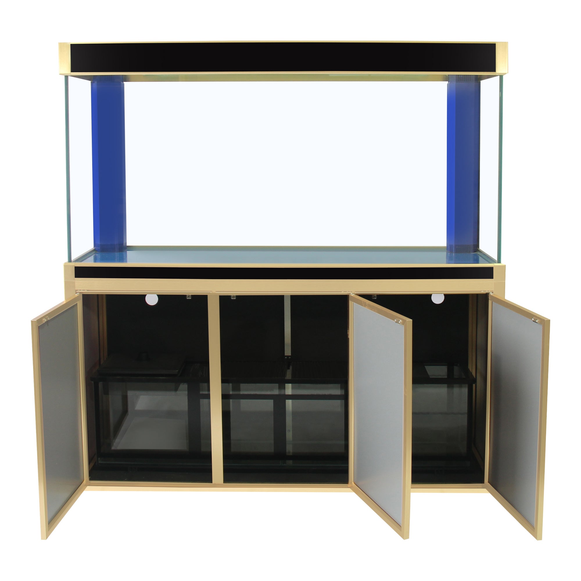 135 Gallon Tempered Glass Aquarium Black S897