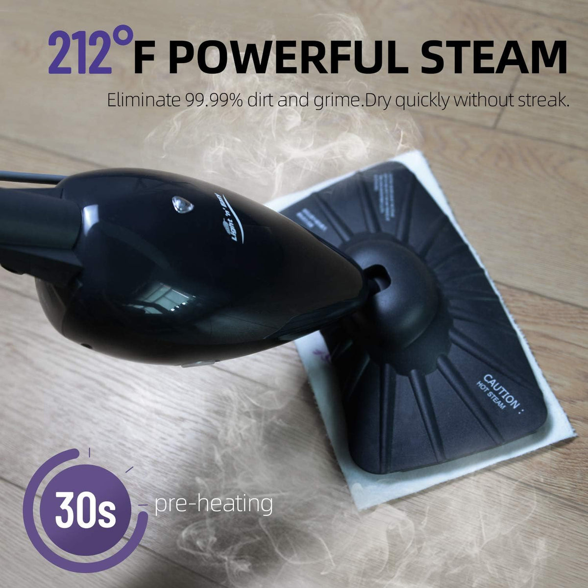 Black Steam Mop V332769