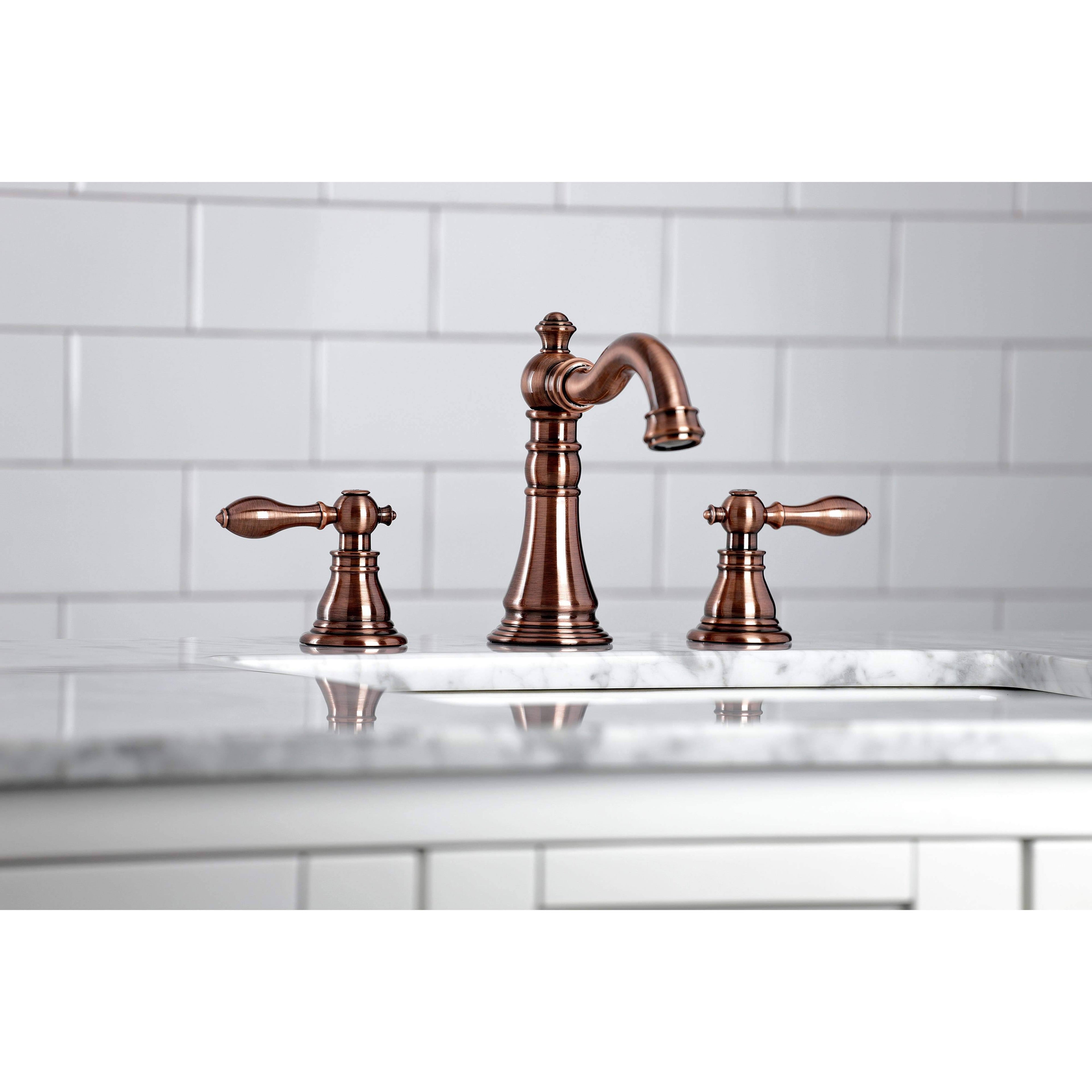 Antique Copper Widespread Bathroom Faucet M526