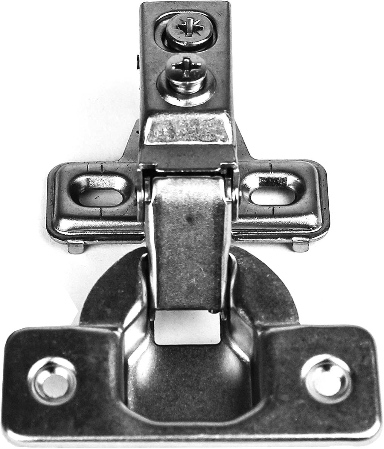 30 Pieces 3/8 inch Overlay Soft Closing Concealed Cabinet Door Hinges with Screws O43776