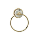 Satin Gold Wall Mount Towel Ring S42659