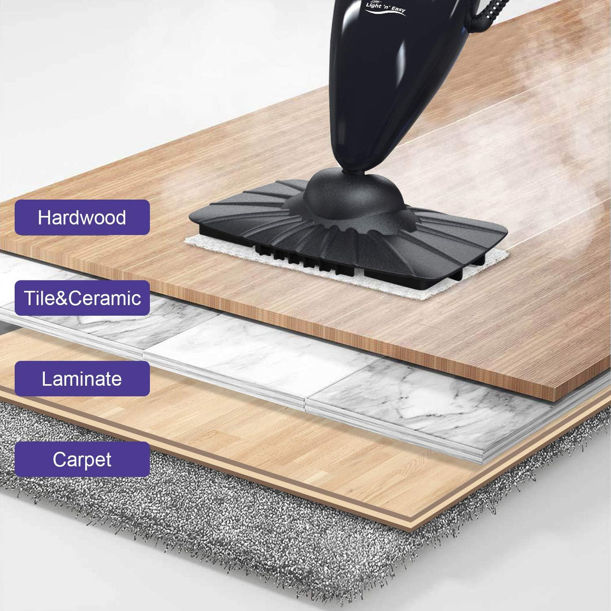 Black Steam Mop V332769