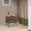 1-Drawer Lateral File Cabinet with Tray - Walnut - Legal O9816