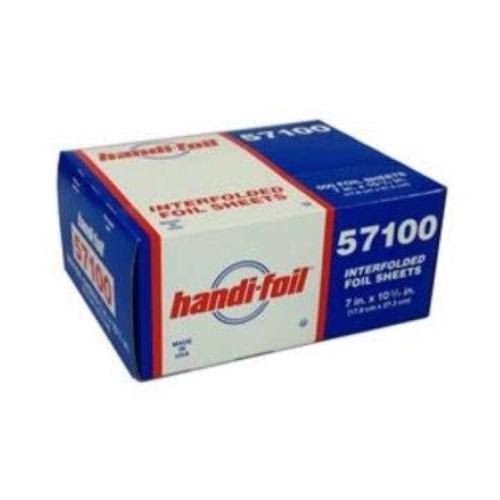 Aluminum Foil Sheets 7 x 10 inch, 6 per Case Y602