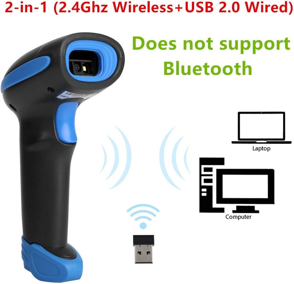 2D Wireless Barcode Scanner with USB F686