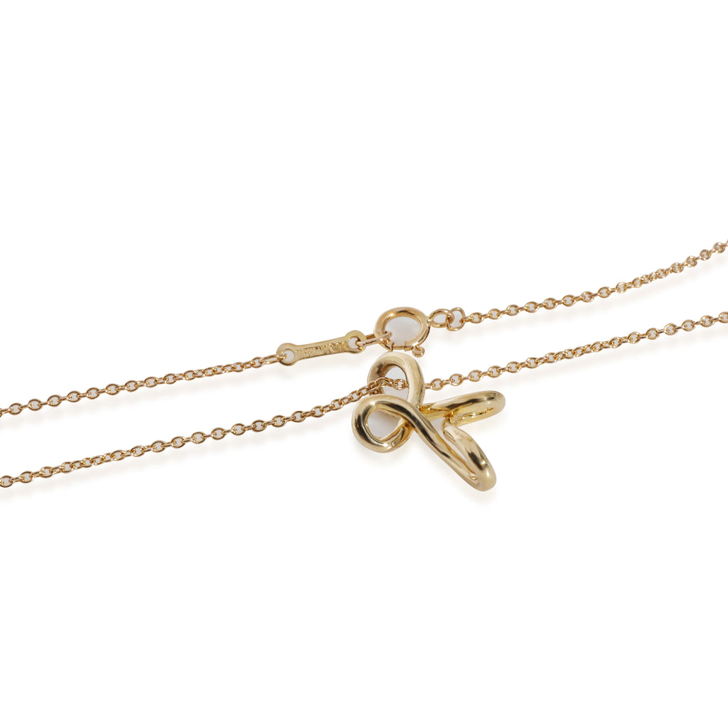 18k Yellow Gold Cross on a Chain T6787
