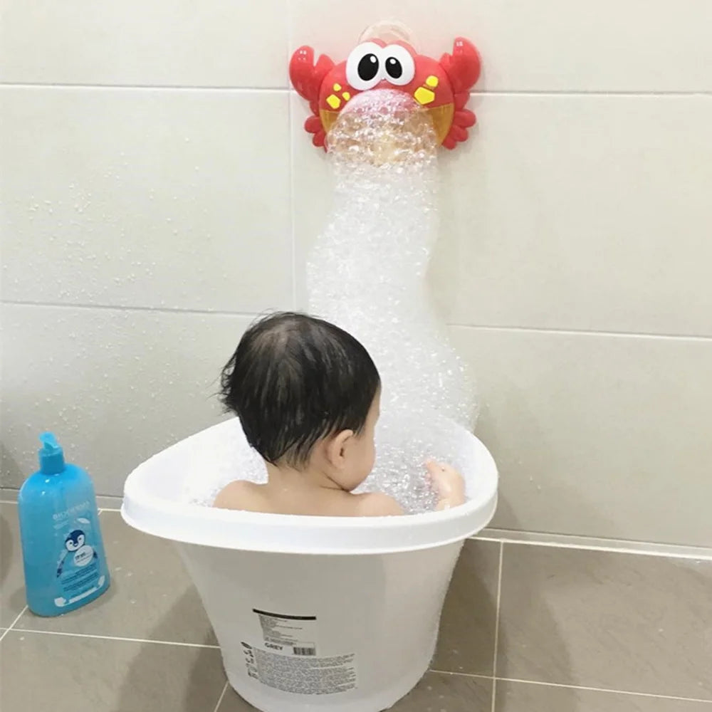 Red Crab Bubble Machine with Music V100