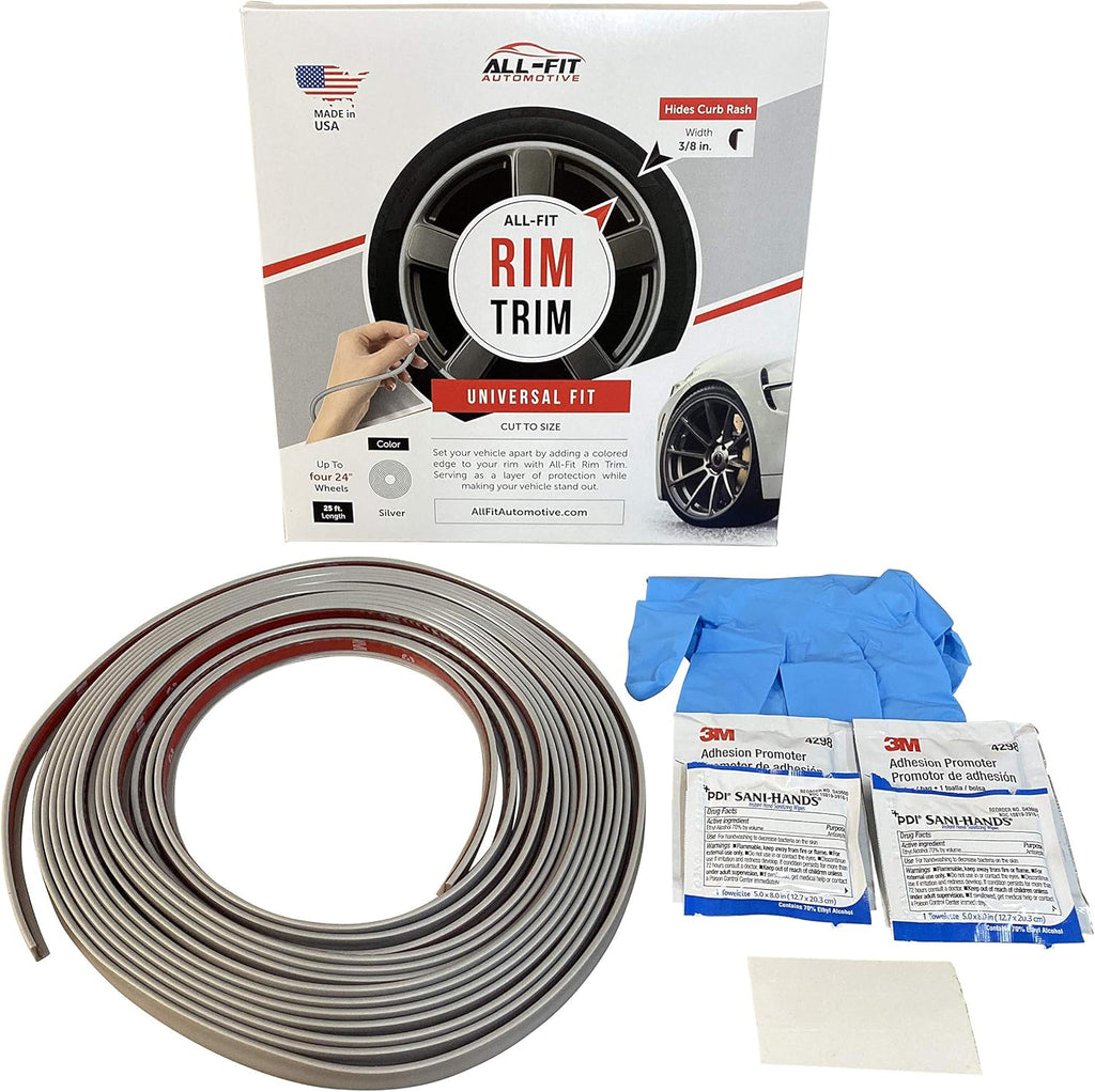 Black Universal Fit Wheel Protection Strips Pack of 2 O625