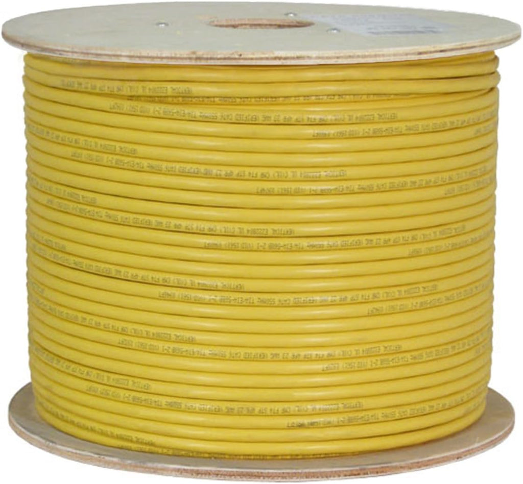 Bulk Shielded Cat6A Ethernet Cable, 23AWG, Solid Bare Copper, PVC, 1000ft, White M416