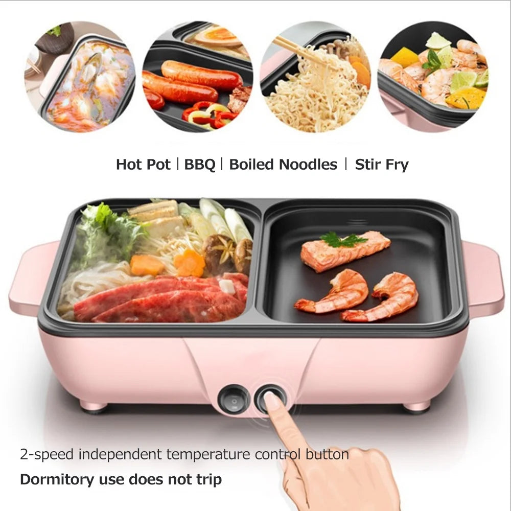 Electric Grill Pan 2L 1200W Barbecue Machine S806818