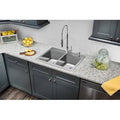 Stainless Steel Double Basin Drop-in Kitchen Sink F41156