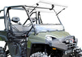 Scratch Resistant Flip Windshield for Polaris Ranger 570 Full-Size / Crew, 1/4" Thick Polycarbonate Q7855