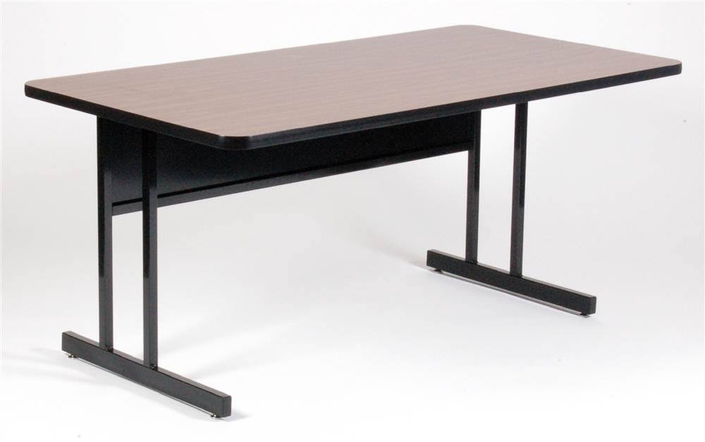 Walnut Keyboard Height Work Station G3808