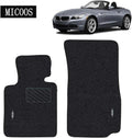 Black Pack of 2 All Weather Heavy Duty Waterproof Car Floor Mat Set E148