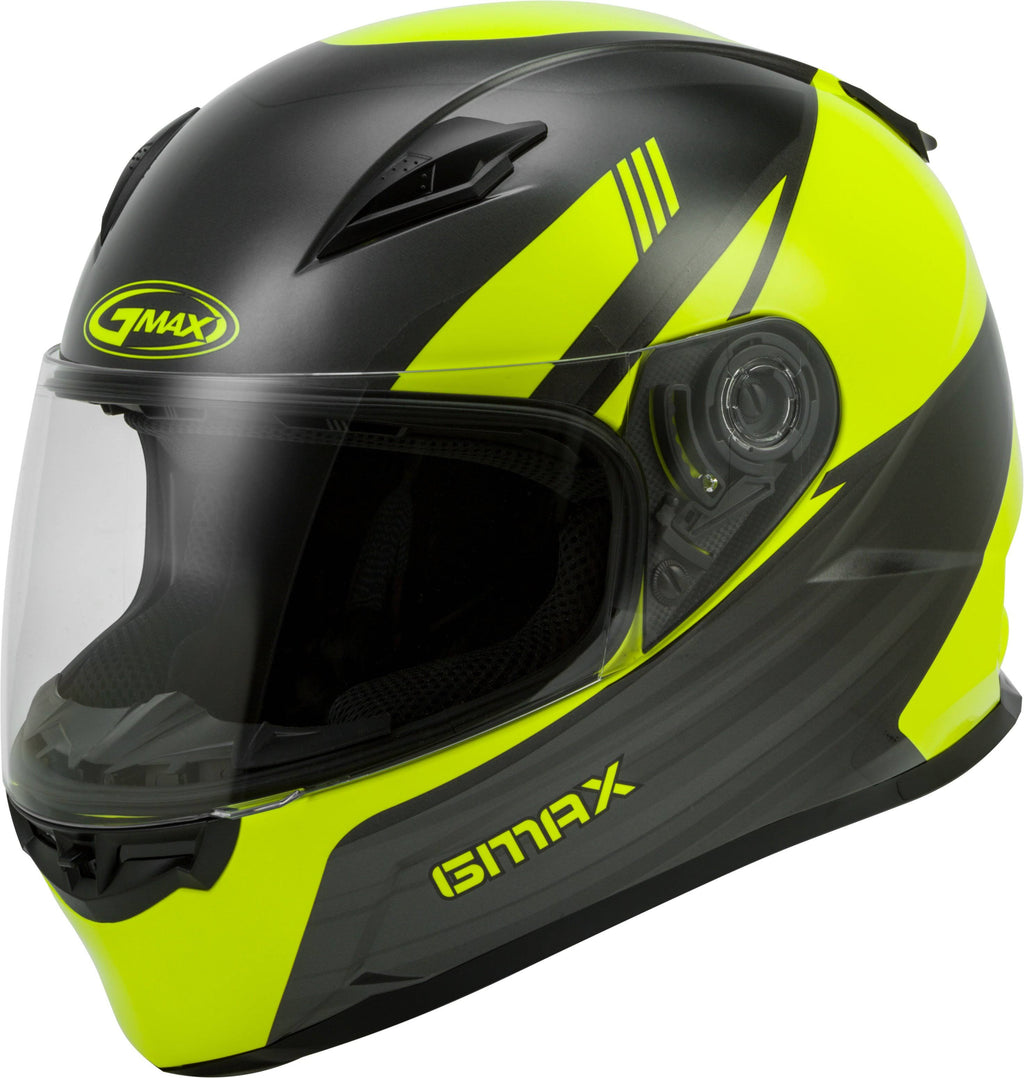 Hi-Vis Grey Full Face Deflect Helmet M272