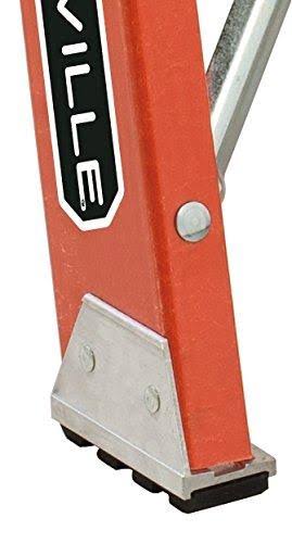 Fiberglass Twin Front Step Stool, 375-pound Load Capacity H7356
