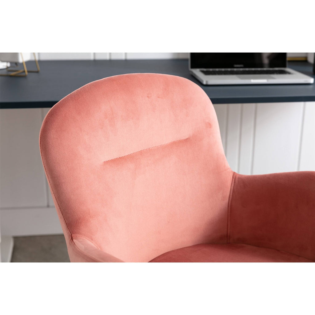 Velvet Swivel Shell Chair Grey R6094