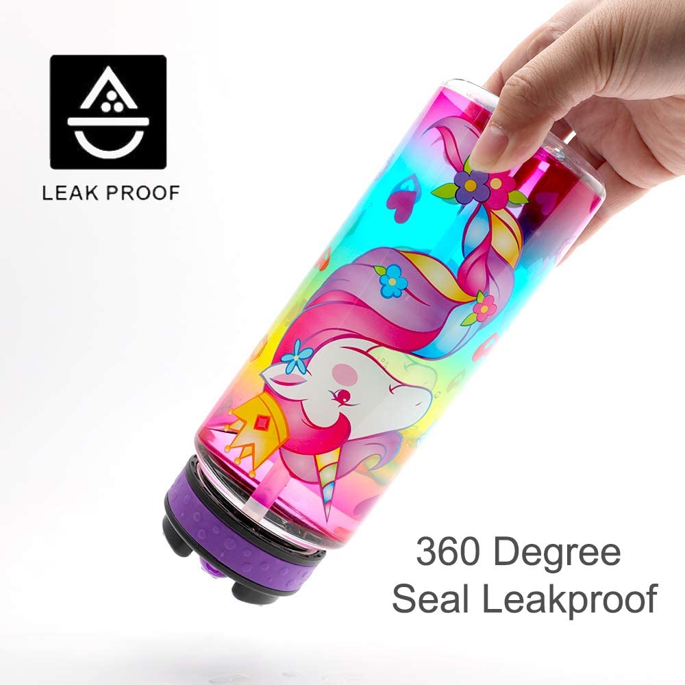 Unicorn 23oz Tritan Water Bottle with Straw I76573