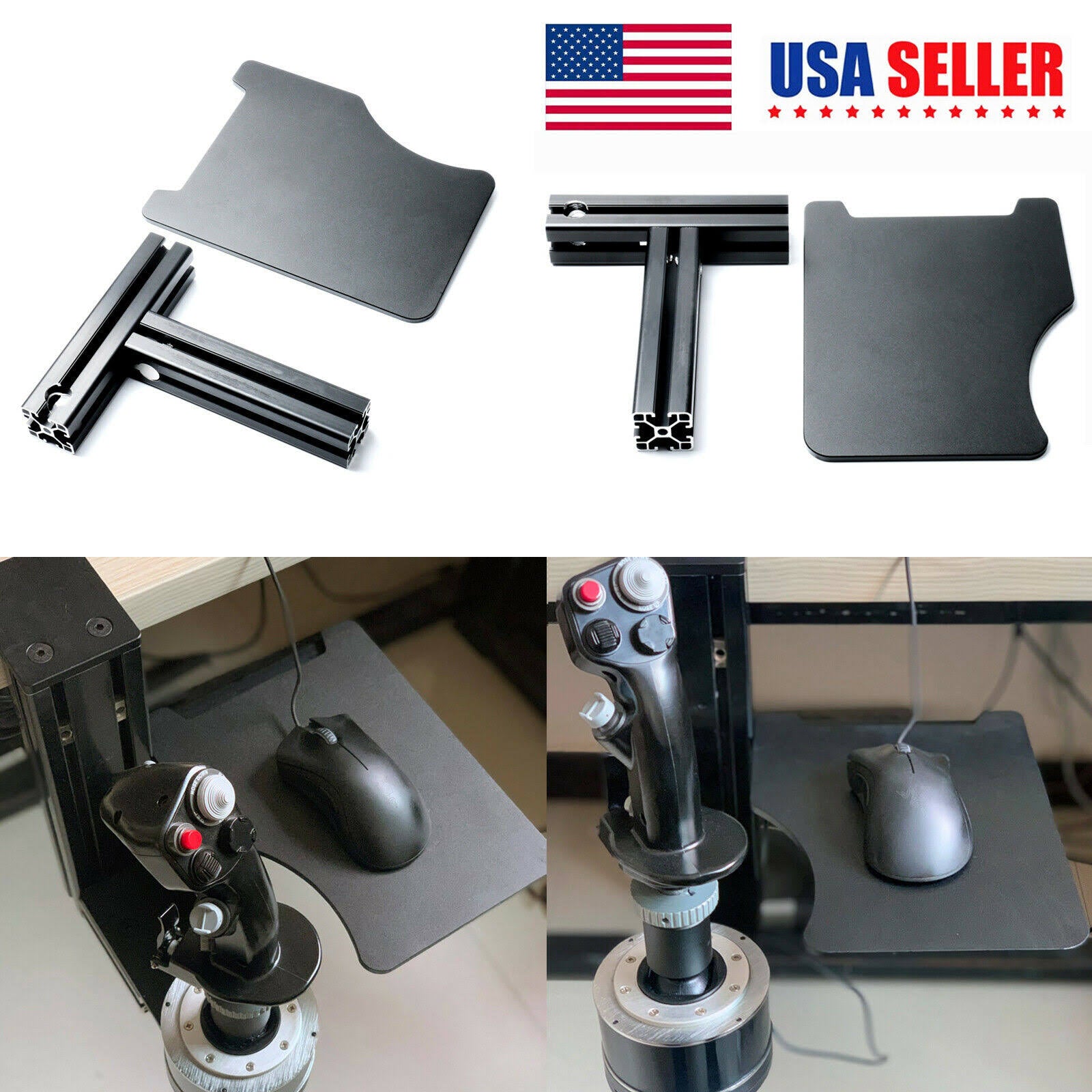 Mount Plate for Thrustmaster Hotas X56 VKB Flight Joystick Keyboard Mouse T513