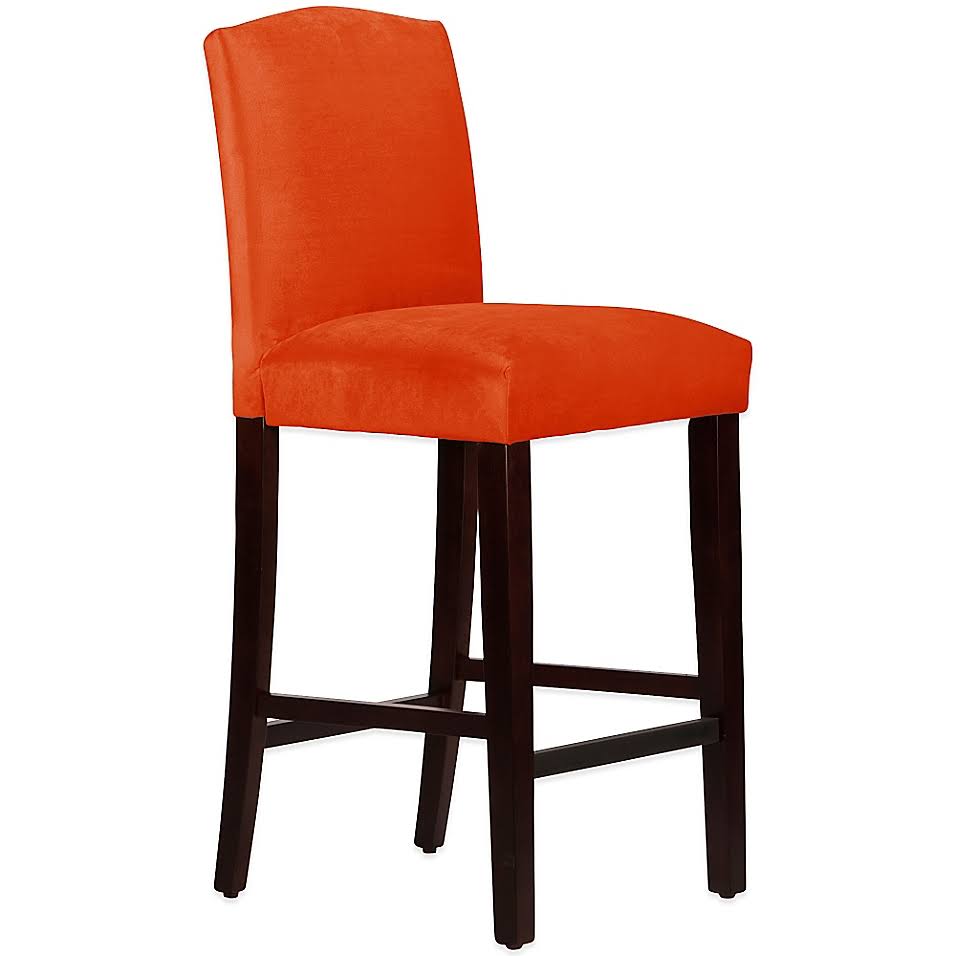 Arched Bar Stool in Mango Orange E702747