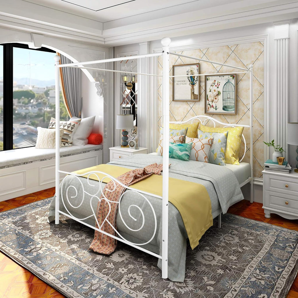 Sand Black Full Platform Bed Frame with Headboard and Footboard K994