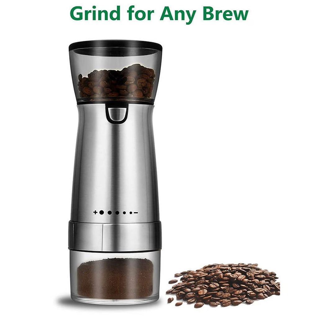 USB Charge Stainless Steel Coffee Grinder O56127
