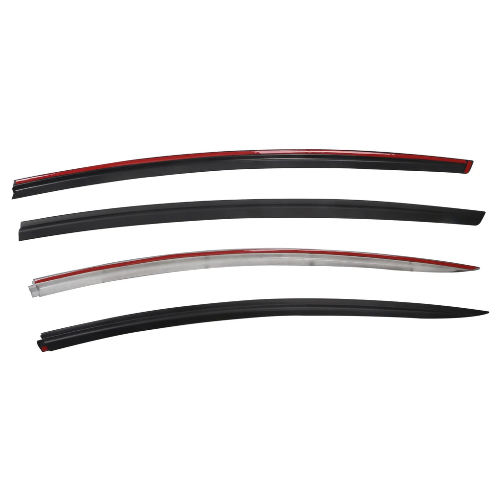 Matte Black ABS Window Visors 4PCS P15803