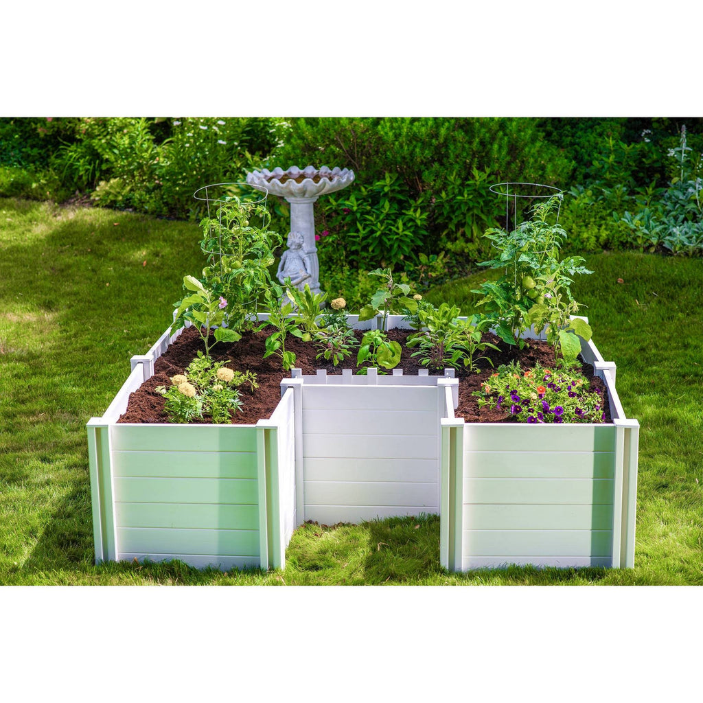 22.5x22 Vinyl Raised Garden Bed White K818314