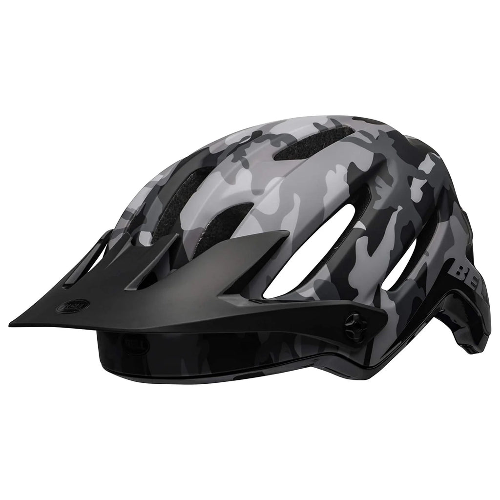 Matte Gloss Black Camo MTB Bike Helmet Large D809