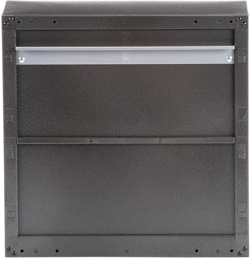 3/4 Wall Steel GearBox Cabinet, Silver Tread Q89738