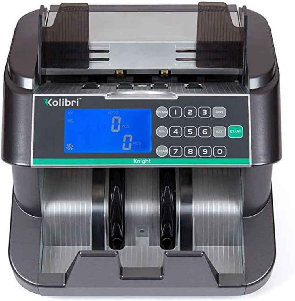 Money Bill Counting Machine with UV, MG, IR, HF, DB Counterfeit Detection, Top Loading Cash Counter, Speed 1,250 Notes/Min N913461
