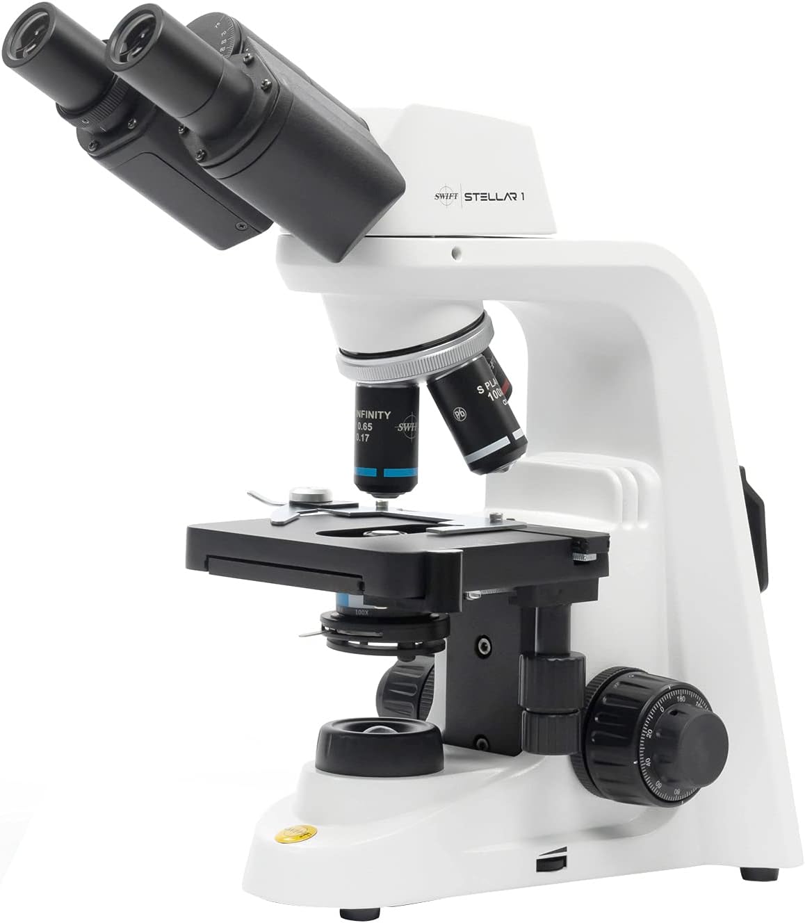 Professional Lab Compound Microscope, 40X-2500X Magnification, Binocular Head Q63299
